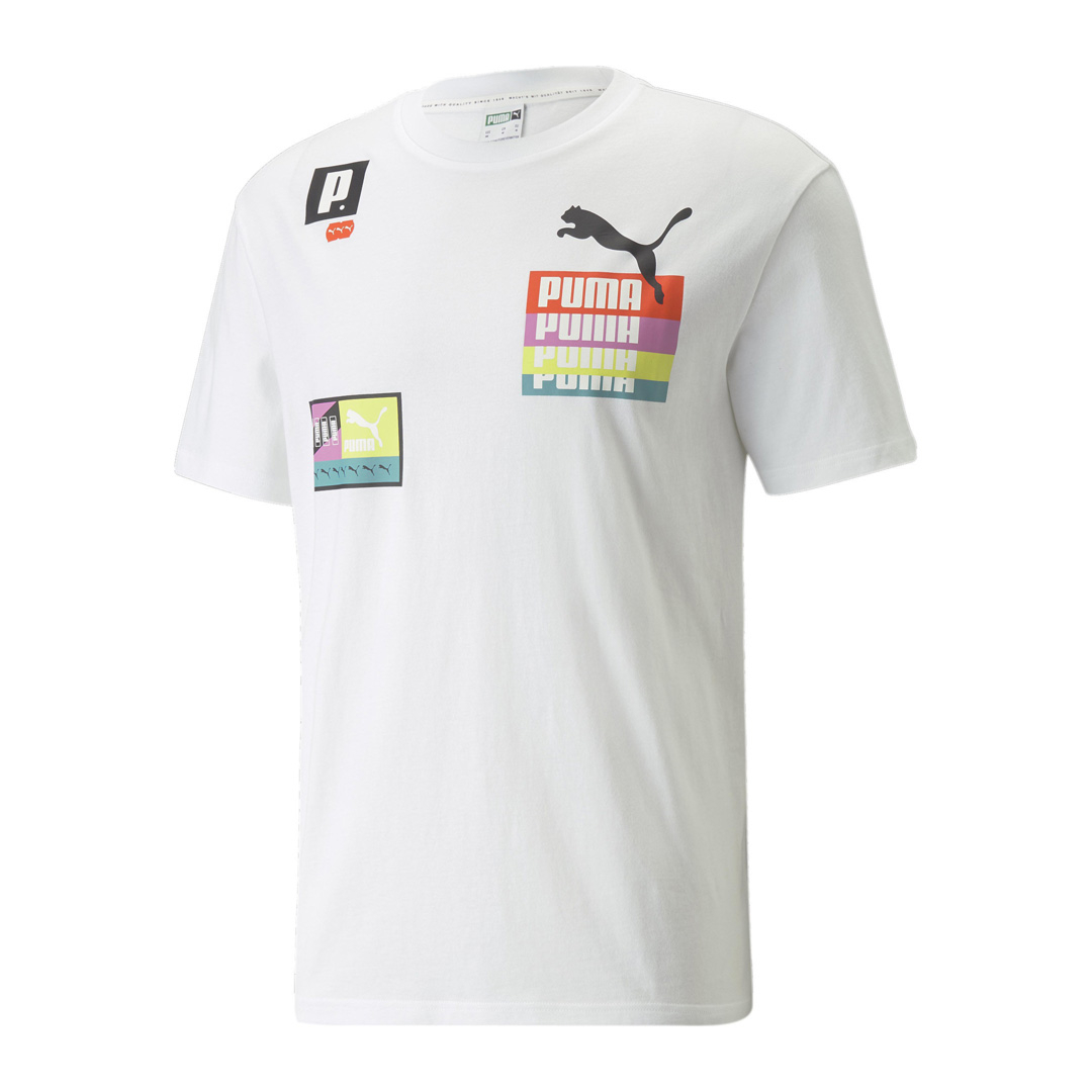 PUMA Brand Love Ανδρικό Μπλουζάκι - Λευκό (533666-02)

