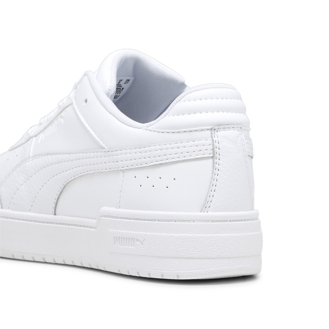 Puma CA Pro Sport Leather Sneakers for Men in White/ Concrete Gray (393280-02) 