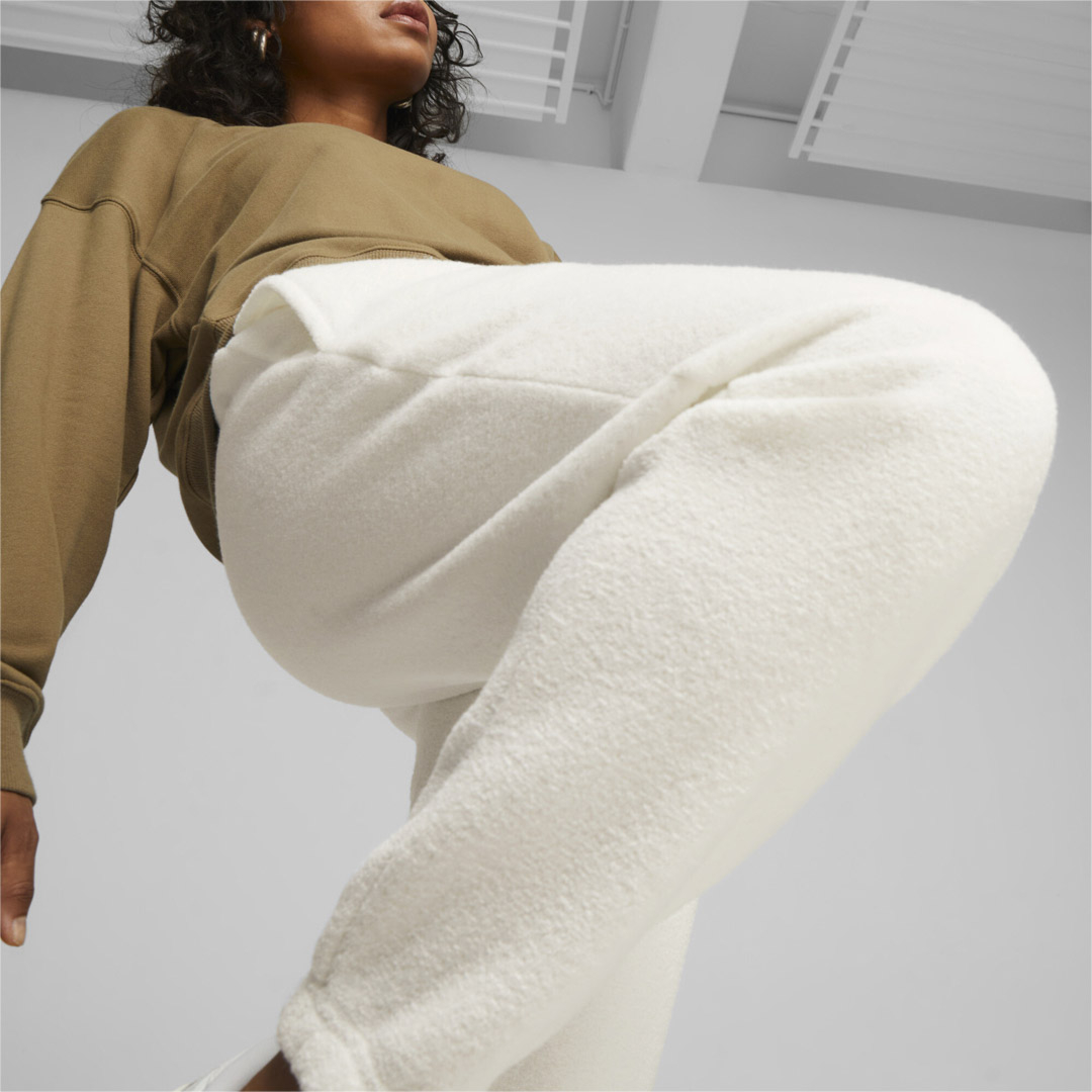 Puma Fleece Sweatpants for Women in Frosted Ivory (621414-99) 