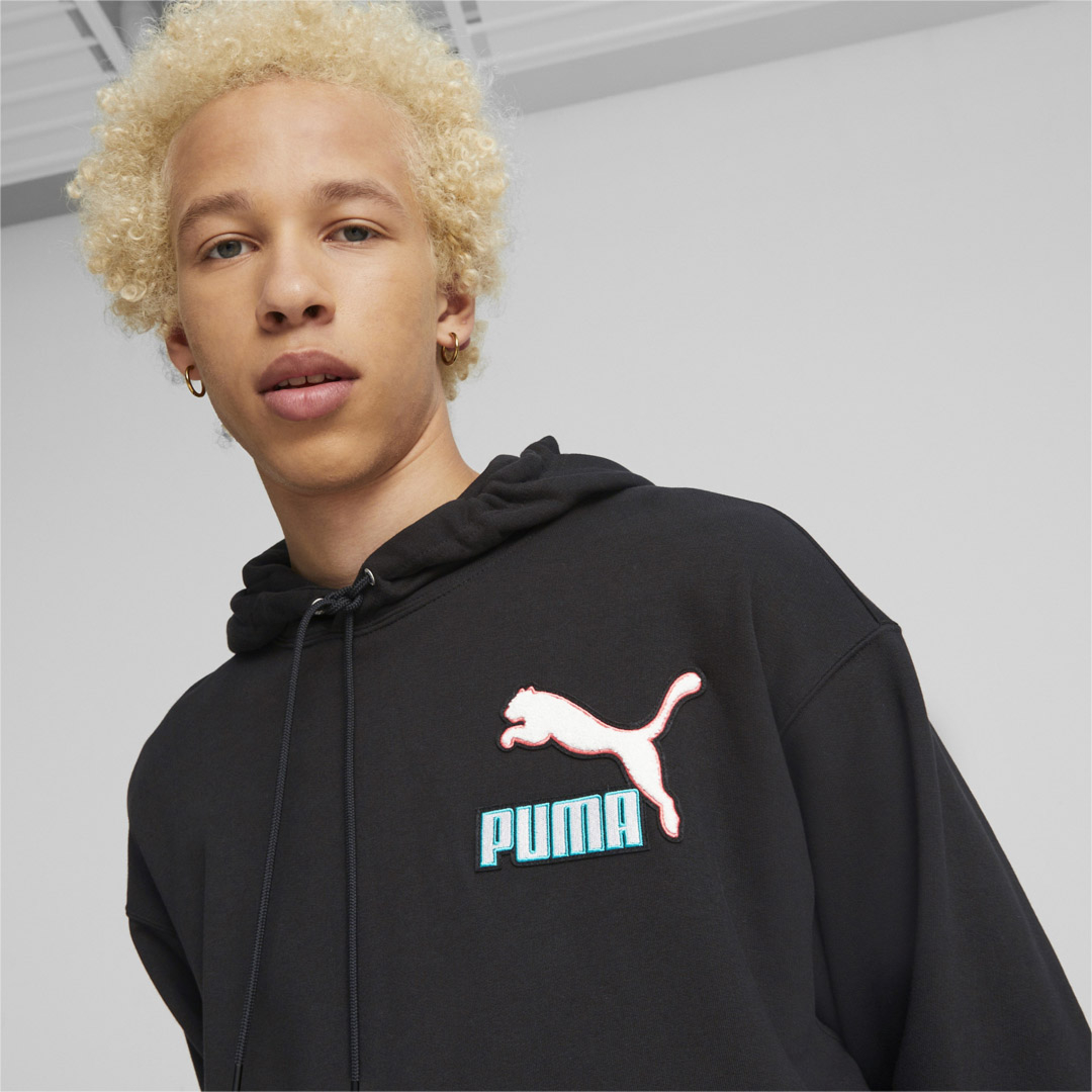 Puma Ανδρικό Φούτερ με Λογότυπο - Μαύρο (536114-01)
