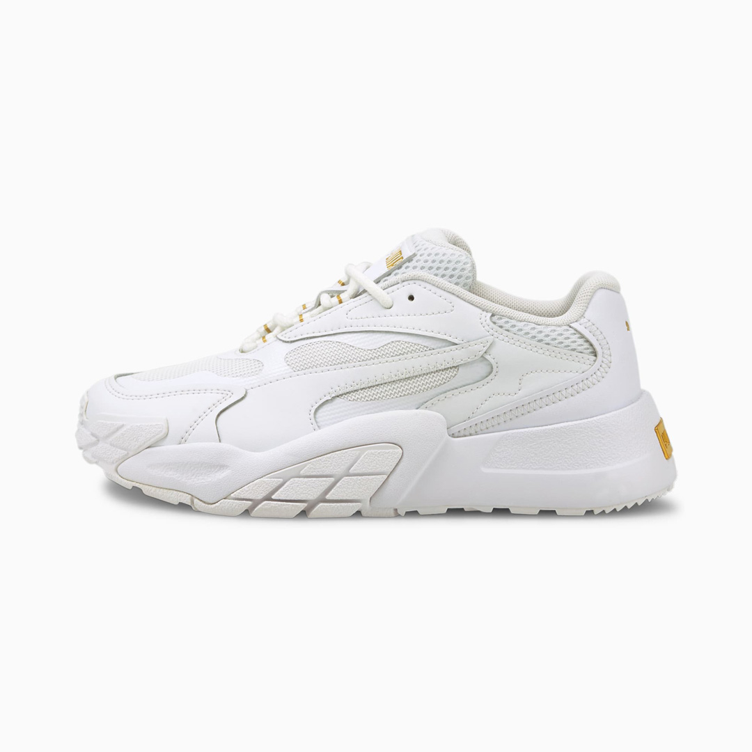 PUMA Hedra Women Sneakers - White/ Gold (375120-01)
