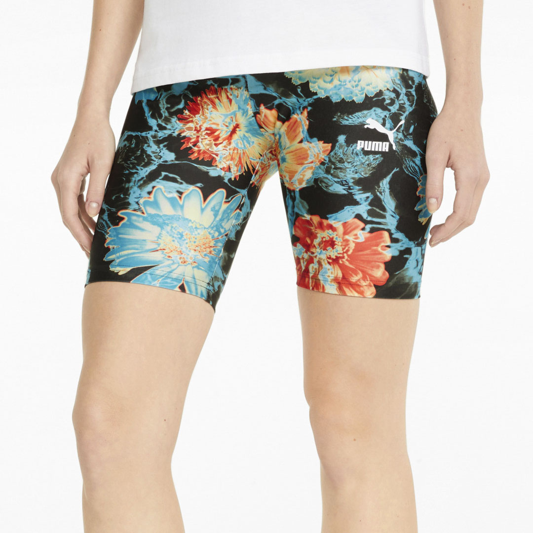 PUMA Hidden Flower Tight Women Shorts - Black (534168-01)
