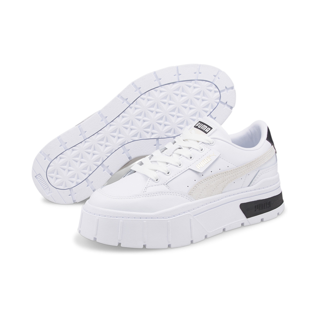 PUMA Mayze Stack Women Shoes in White/ Vaporous Gray (384363-01)
