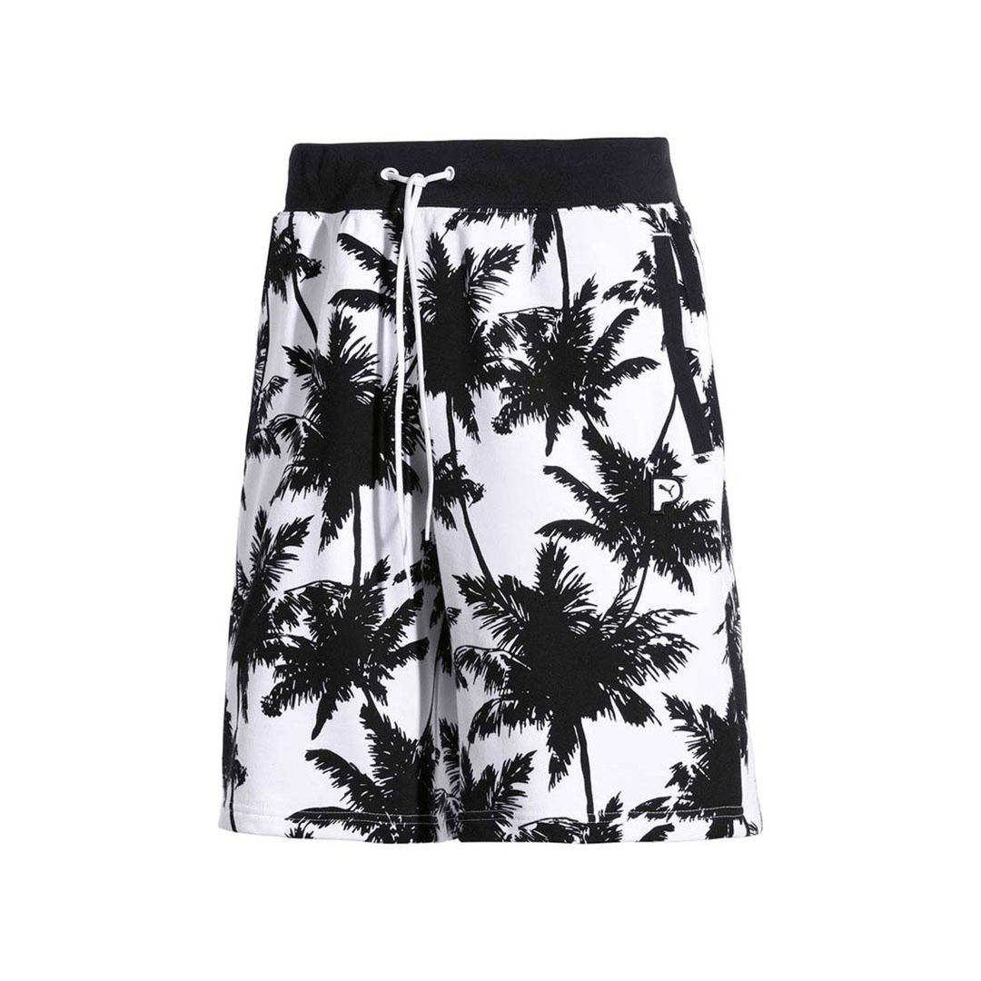 PUMA Palm Tree Men Shorts - Black/ White (578258-02)