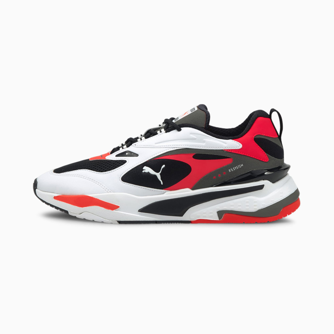 PUMA RS Fast Sneakers - Black/ White/ Red Blast (380562-05) 