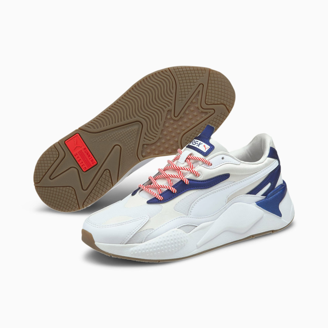 PUMA RS-X³ X-Mas Edition Unisex Sneakers - White/ Elektro Blue (380174-01)
