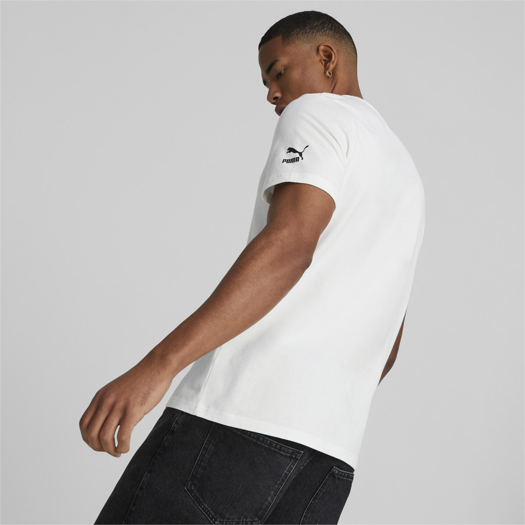 Puma Sportswear Graphic T-Shirt in White (538219-02)