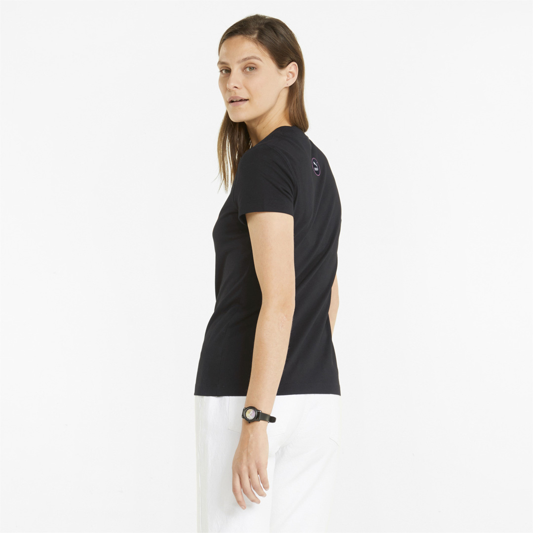 Puma SWxP Graphic Women T-Shirt in Black (533559-01)
