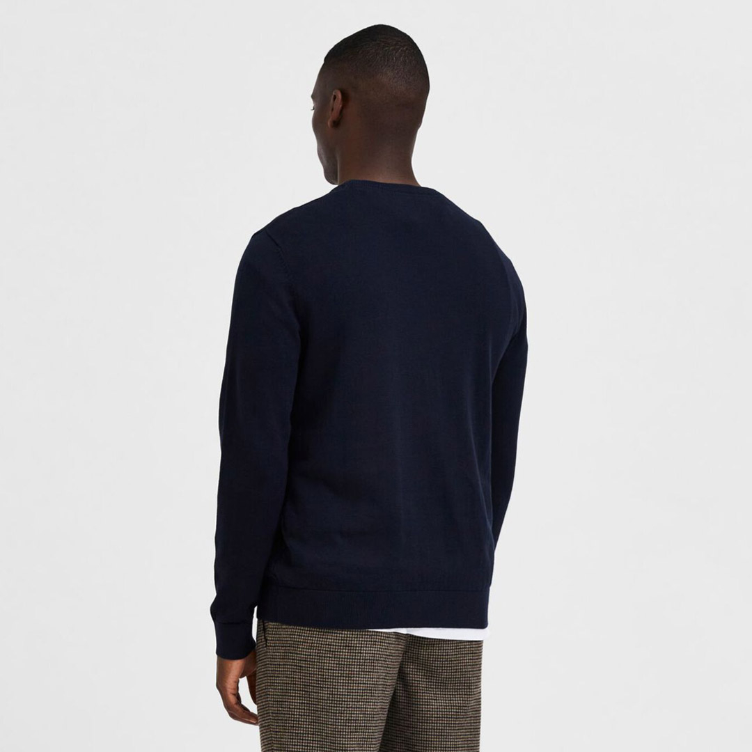 Selected Knitted Cable Men's Pullover (16086736-SkyCaptain)
