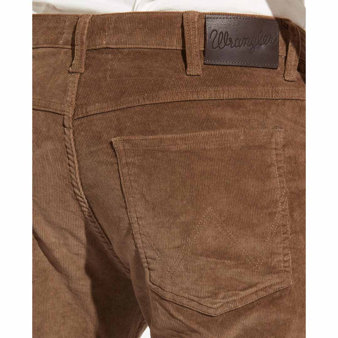 WRANGLER Arizona Cord Trousers Regular - Teak (brand label)
