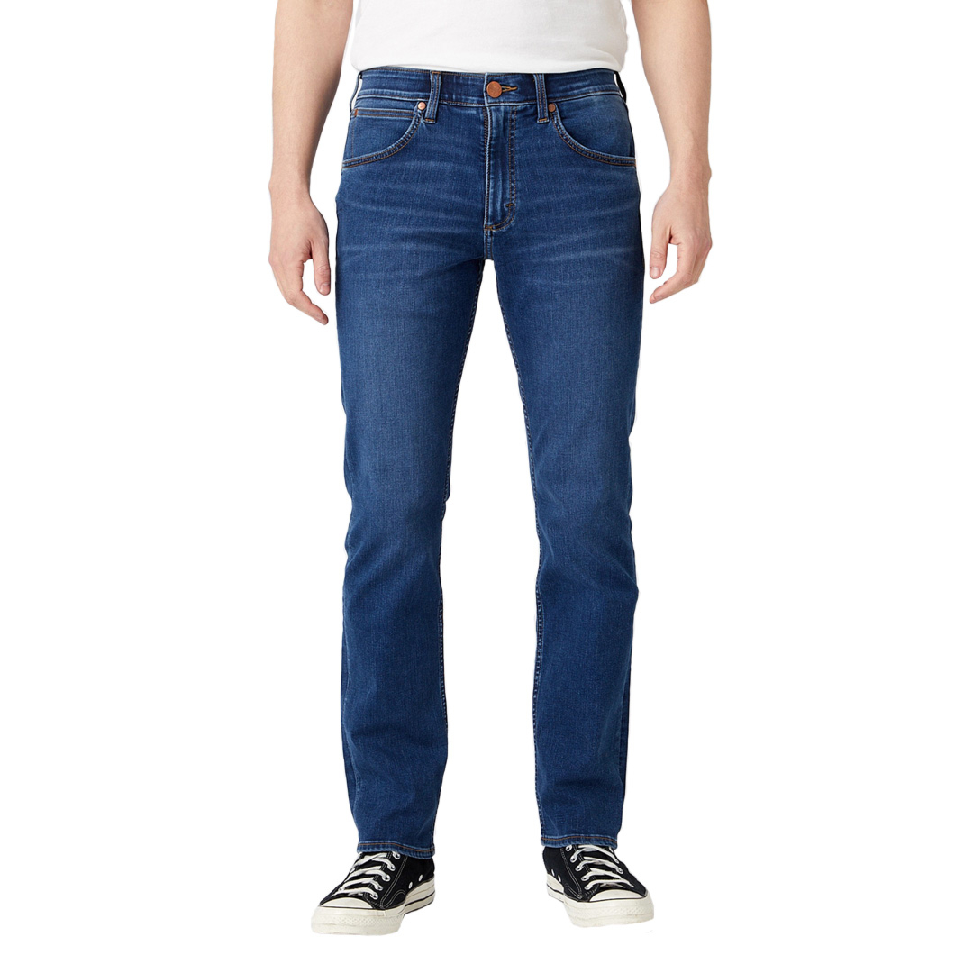 WRANGLER Greensboro Jeans Regular - Mid Indigo (W15QXL381)
