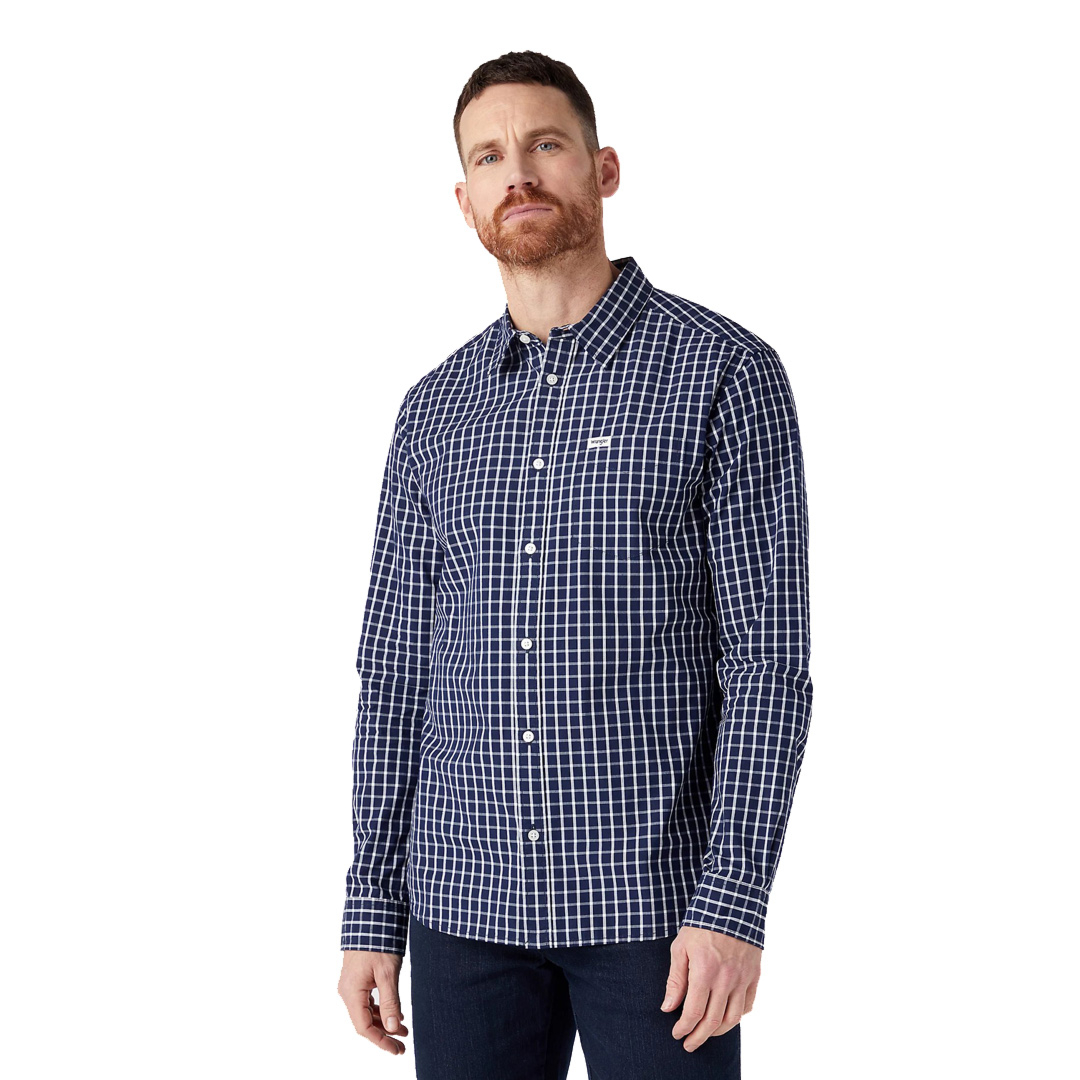 Wrangler Pocket Men Shirt - True Navy (W5A24ME12) 