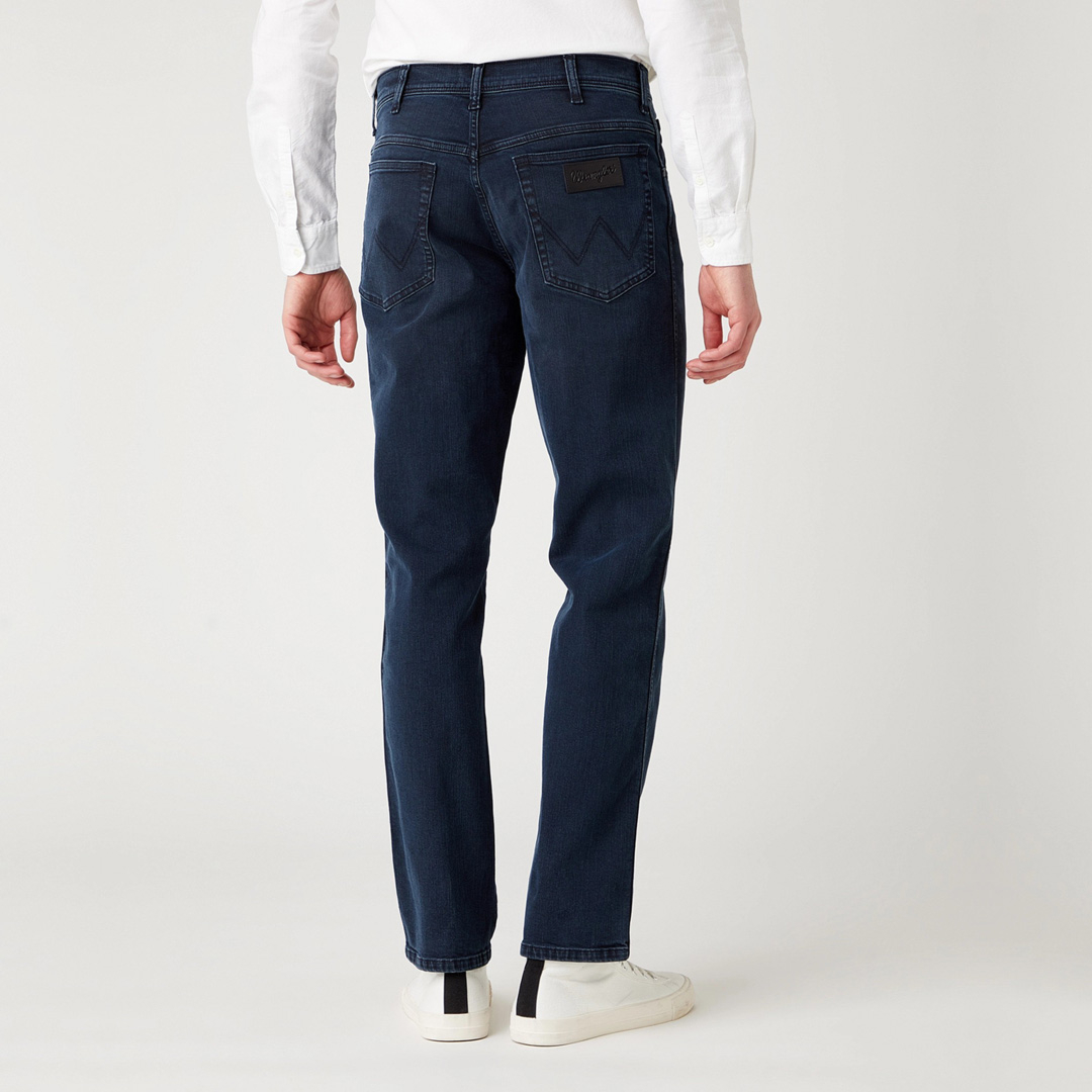 WRANGLER Texas Slim Jeans for Men in Bruised River (W12SLT364)
