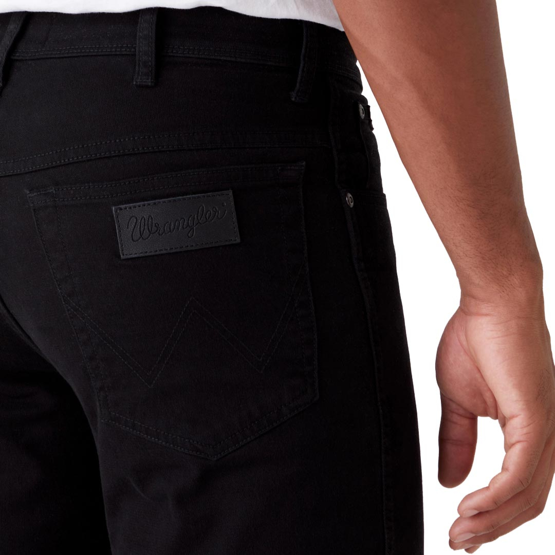 WRANGLER Texas Trousers Straight - Black (pocket)